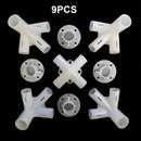 9x Spare Parts For 3x3m Gazebo Awning Tent Feet Corner Center Connector 25/19mms
