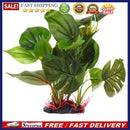 Large Leaf Aquatic Plant Simulation Aquarium Fish Tank Decoration Ornament