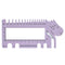 Sheepshape knitting sewing hook measuring ruler gauge size chart ruler accessories