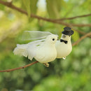 2pcs/set Artificial Foam Couple Birds DIY Wedding Decor Craft Photo Props Newly