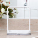 Kitchen Rag Sponge Storage Rack Dishcloth Drain Shelf Towel Hanger (Grey) Newly
