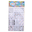 12 sheets Manicure Halloween Water Transfer Nail Art Decoration Stickers