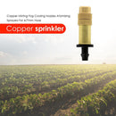 Copper Misting Fog Nozzles Atomizing Sprayer Hose Garden Irrigation (10pcs)
