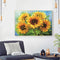 Oil Paint By Numbers Sunflowers Coloring Picture Drawing L483
