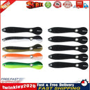 10pcs 10cm 6g Loach Fishing Lures Artificial Soft Baits (Black + Mixed) Newly