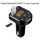 Bluetooth-compatible 5.0 Fm Transmitter Mp3 Player Wireless Receiver Dual E0W0