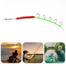 Octopus Fishing Bait 5 Hook Artificial Squid Lure Fishing Tackle (Red) Newly
