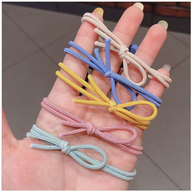 Women Hair Accessories Simple Korean High Elastic Hair Rope Carrot Cute