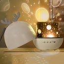 LED Rotating Night Light Projector Bluetooth Lamp Bedroom Lamp for Baby Gifts