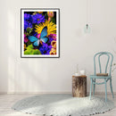 Diamond Painting 5D Flower Butterfly DIY Full Round Drill Mosaic Picture Craf