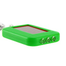 Mini Portable Solar 3 LED Light Keychain Camping Torch Flashlight (Green) Newly