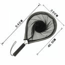 Alloy Black Mini Dip Net Fishing Nets Outdoor Fish Tool Fly Fishing Accessories