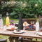 #A Outdoor Kitchen Fly Repellent Fan Food Protector Mosquitoes Flies Bug Away Re