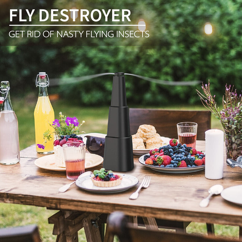 #A Outdoor Kitchen Fly Repellent Fan Food Protector Mosquitoes Flies Bug Away Re