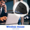 ZELOTES F-35 Wireless Rechargeable 2400 DPI Adjustable Optical Vertical Mouse