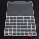 48-Compartment Transparent PP Plastic Fishing Lure Storage Box Container