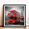 Round Drill Diamond Painting Double-Decker Bus Diamond Embroidery for Wall Gift