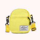 Fashion Women Canvas Patchwork Crossbody Bag Casual Mini Handbags (Yellow)