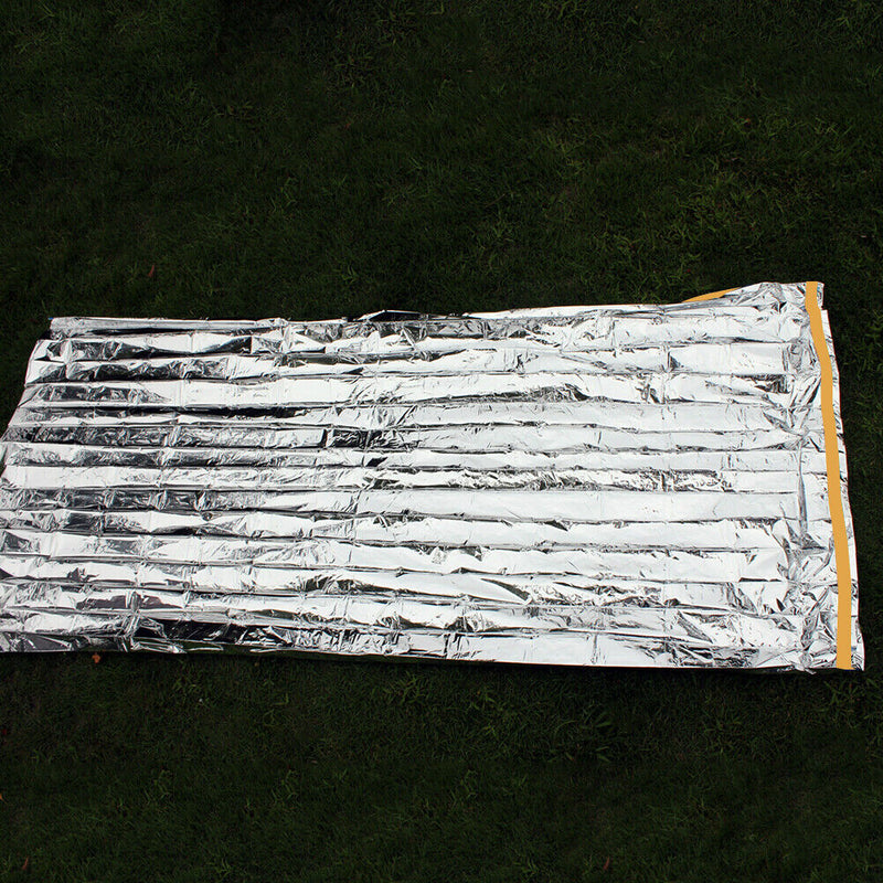 Outdoor Emergency Survival Sleeping Bag Thermal Camping Hiking Rescue Blank