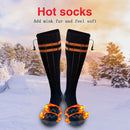 Foot Warmer Comfortable Warm Socks Winter Warm Battery Powered for Men And