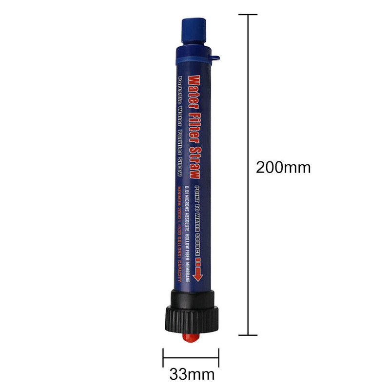 Outdoor Water Purifier Camping Hiking Emergency Life Survival Portable Purifi