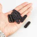 10Pcs Camping Tent Guy Rope Line Tensioners 3 Holes T8L3 Bent Fastener X3Y5