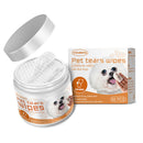 60pcs/set Eye Tear Cleaning Grooming Tools Non-woven Wipes Towel Pet Accessories