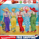 Paint By Numbers Kit DIY Women on Beach Colouring Oil Art Picture Craft