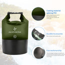 Waterproof Airtight Storage Bucket Bag with Adjustable Shoulder Strap and Handle