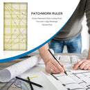 Acrylic Patchwork Ruler Double Color Tailor Yardstick Cutting DIY Sewing To