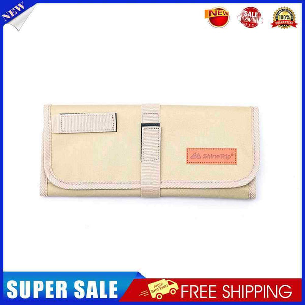 Outdoor Portable Folding Tableware Storage Bag Oxford Cloth Camping Rack Tool