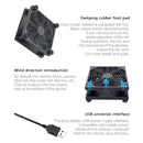 TV Set Top Box Router Cooling Fan USB Heat Dissipation Cooler 1500RPM Radiator
