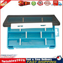 Fishing Tackle Box with Removable Baffle Fishing Hook Storage Case (Blue) Newly