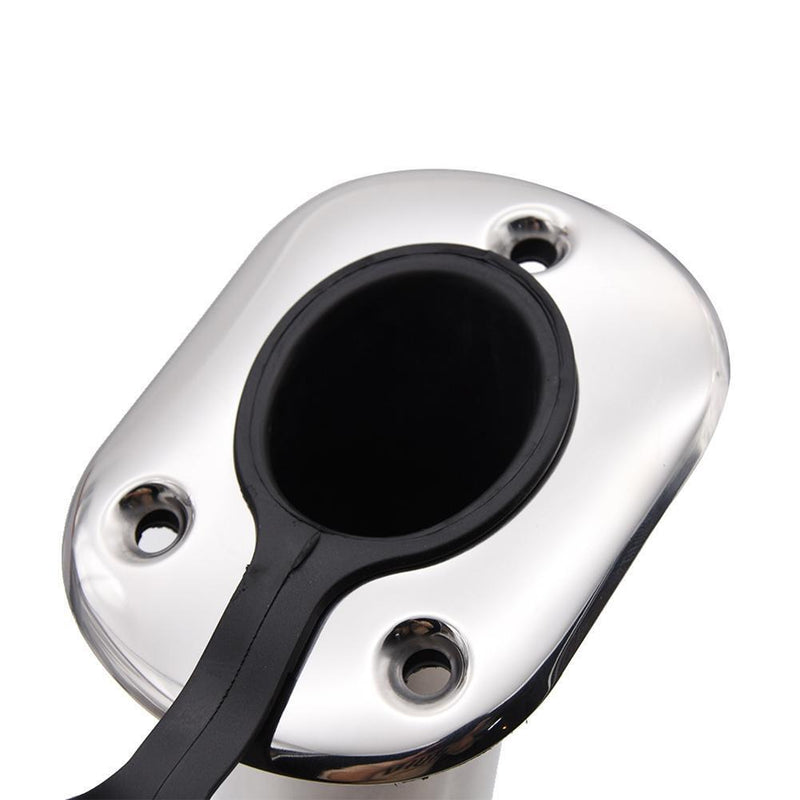 Yacht Pole Rack Stainless Steel Rod Holder Safety 30 Degree Lock for All Oc