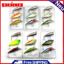 3pcs/lots of fishing bait mixed set Minnow wobbler topwater popper hook bait