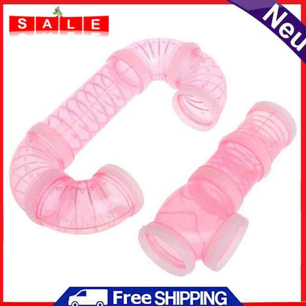 8pcs DIY Training Playing Tools Hamster Squirrel Guinea Pigs Hedgehog Tunnel