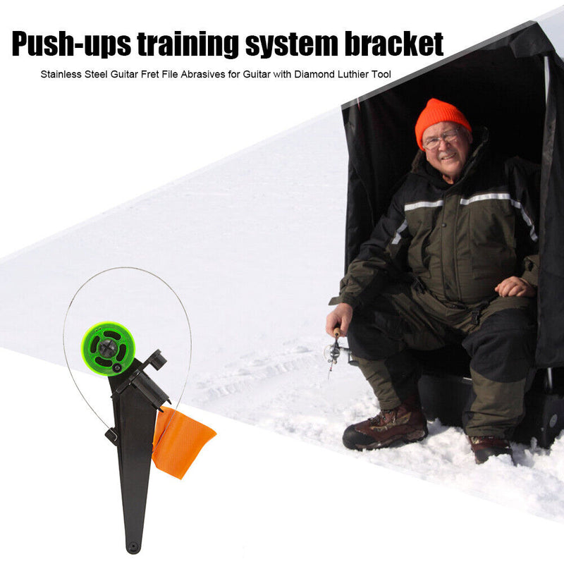 Folding Ice Fishing Rod Holder Triangle Winter Ice Fishing Pole Support Stand