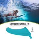 9in Surfing Tail Fin Removable Paddle Rudder Surfboard Stabilizer (Blue) Newly