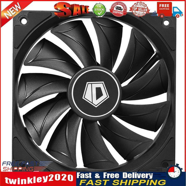 ID-COOLING 4 Pin 120mm Desktop Chassis Fan Computer PC Case PWM Cooler Fan Newly