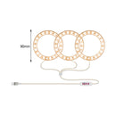 Angel Ring Plant Light Sunlight Phytolamp USB Nursery Lamp (One for Three) Newly
