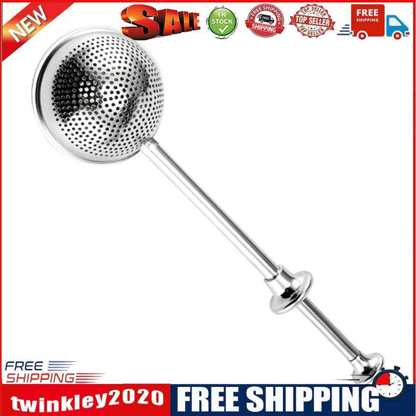 Tea Strainer Ball for Loose Leaf, Long-Handle Tea Infuser Steeper Filters
