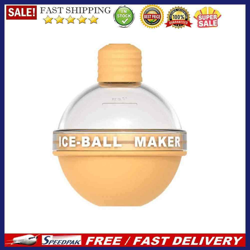 Round Ball Silicone Ice Cube Mold DIY Ice Ball Maker for Whiskey Wine Cocktai