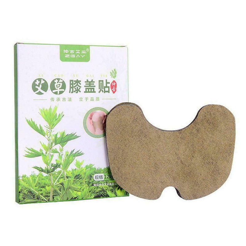 12Pcs Knee Pain Relief Patch Self-Heating Moxibustion For Adults Plaster S6M7