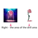 Rose Round Diamond Painting DIY Embroidery Kits Cross Stitch Mosaic Craft