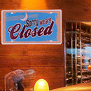 Retro Closed Metal Plate Painting for Bar Pub Tin Plaques Wall Art Sign Newly