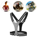 LED Reflective Running Vest, Women Men Warning Lights Safety Gear (Black) Newly