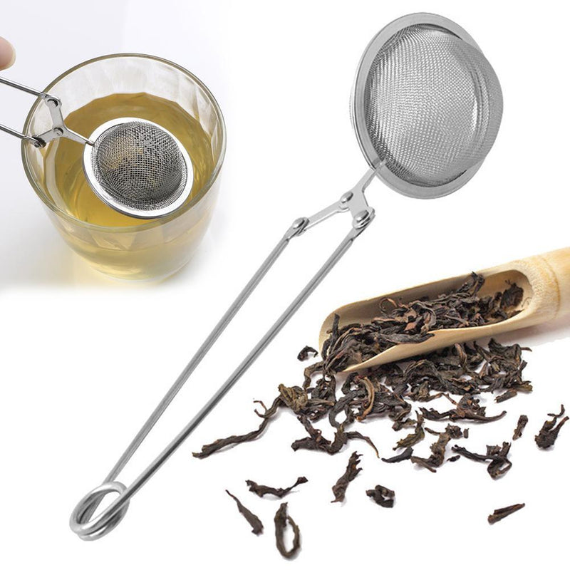 Reusable Stainless Steel Tea Strainer Infuser Tea Ball Filter with Handle