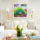 DIY Diamond Embroidery Peacock Painting for Home Decoration