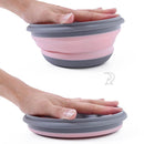 3pcs Easy Use Silicone Bowls Food Storage Containers Camping Picnic Bowl Set
