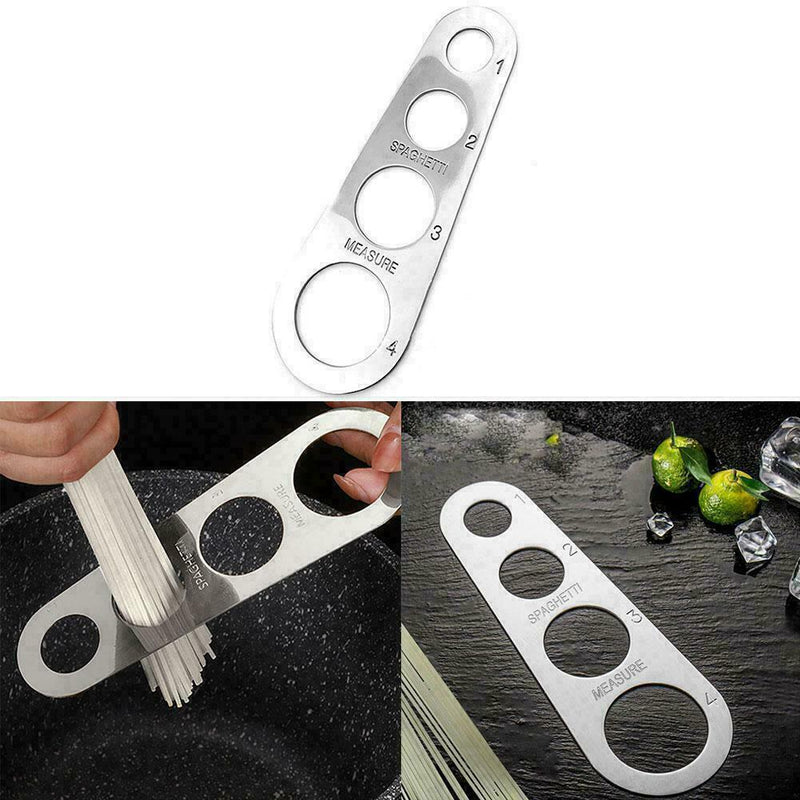 Pasta Measurer Spaghetti Noodle Portion Measure Tool Stee Kitchen A8E2 l N0B9